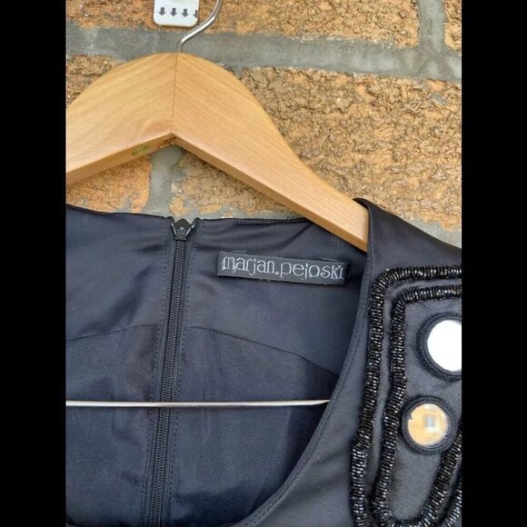 Marjan Pejoski Stapless Embellished Dress size xs - Picture 3 of 11